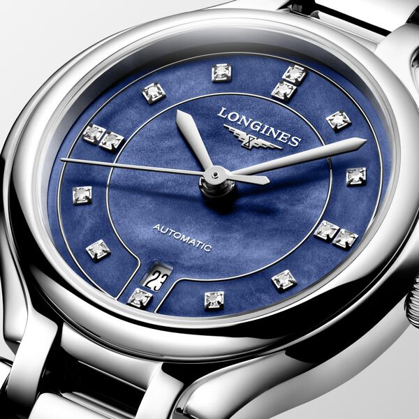 PrimaLuna Quartz 30 mm Stainless Steel and Diamond