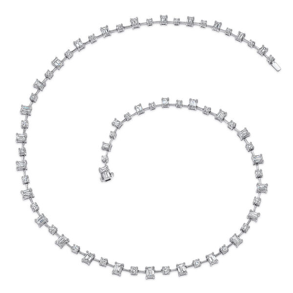 High Jewellery White Gold and Diamond Necklace