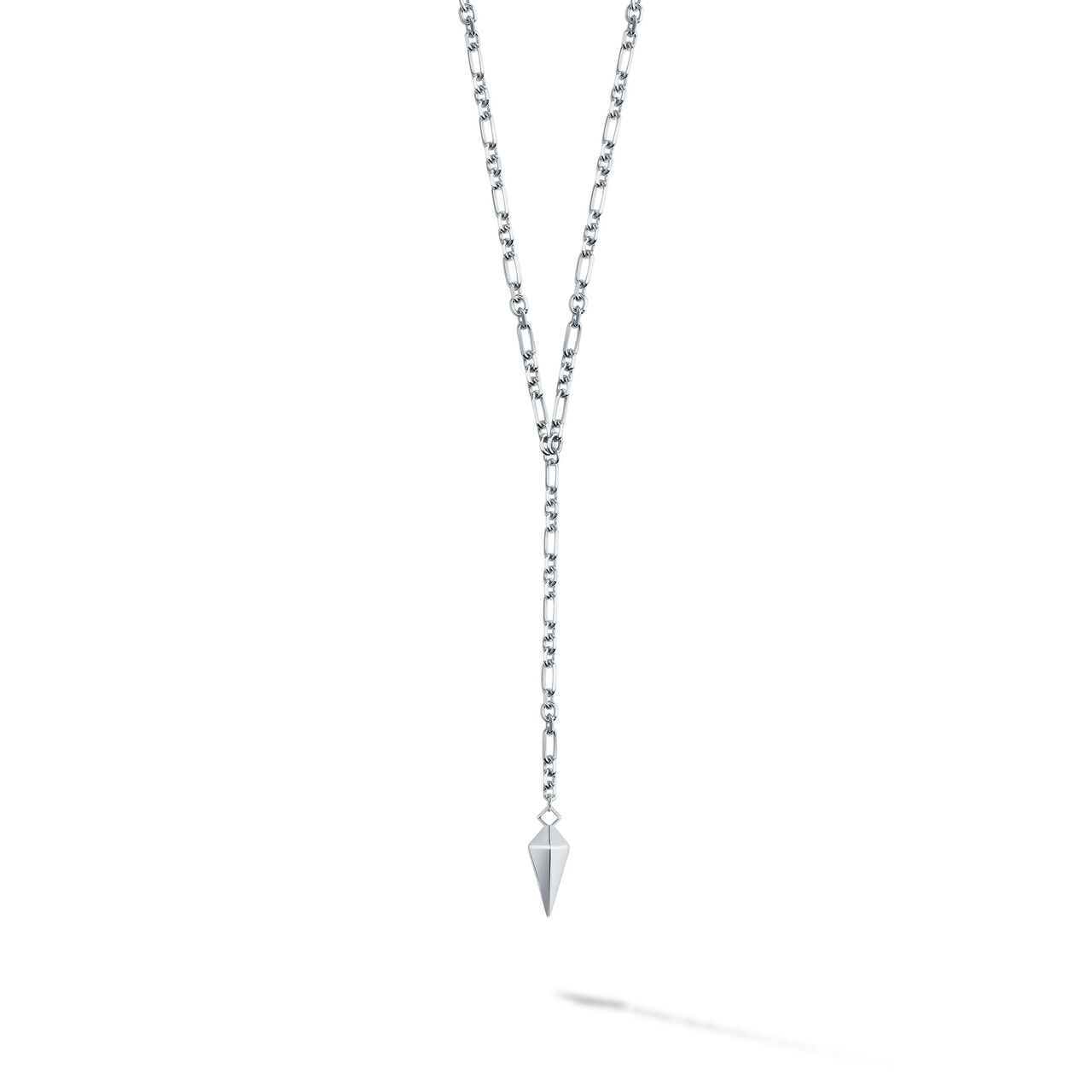 bijoux birks iconic silver rock pearl lariat necklace image number 0