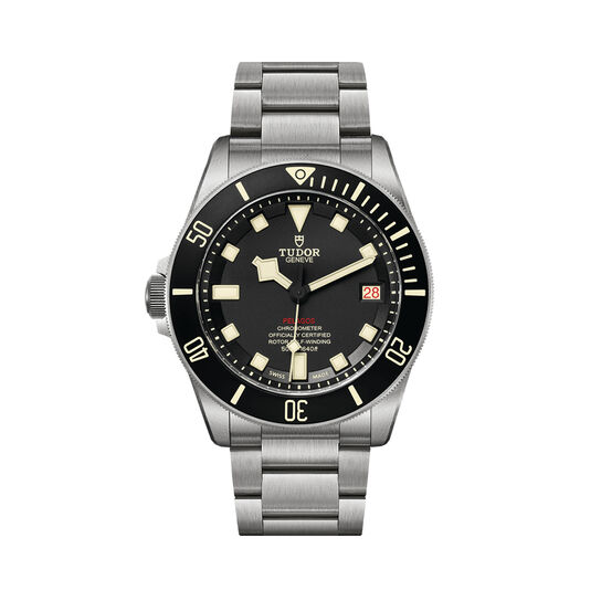 maison birks tudor pelagos lhd ceramic matt black disc titanium bracelet m25610tnl 0001 image number 0