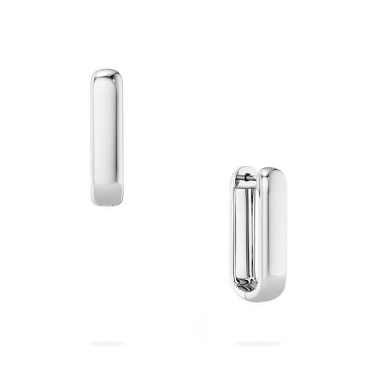Birks Essentials Boucles d'oreilles huggie en argent, 22MM image number 0