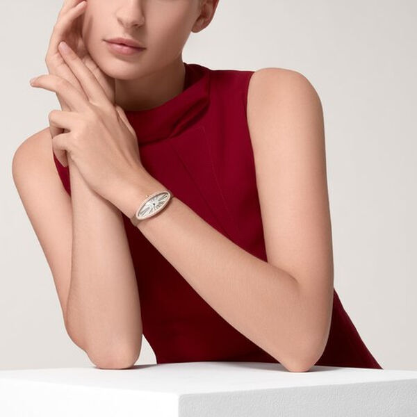 Baignoire Allongée Manual 47 x 21 mm Rose Gold and Diamond
