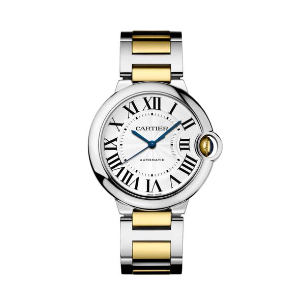 Ballon Bleu De Cartier Automatic 36 mm Yellow Gold and Stainless Steel