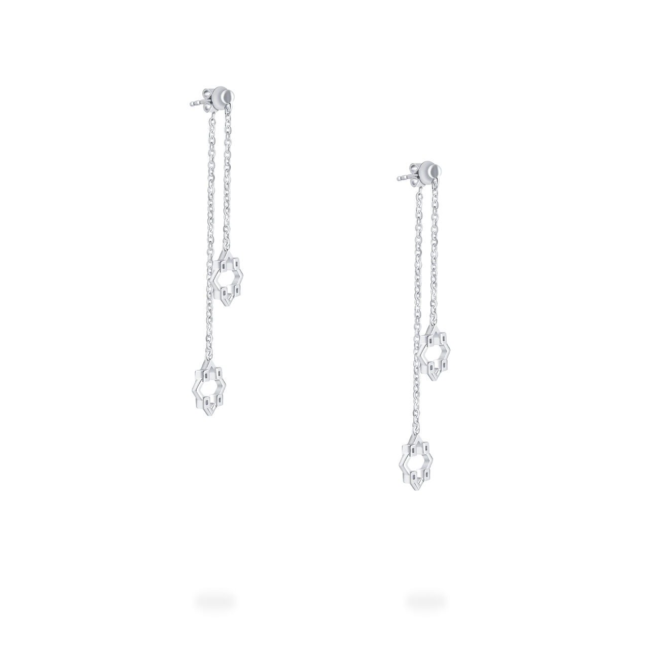 Birks Muse Double Monogram Earrings image number 2