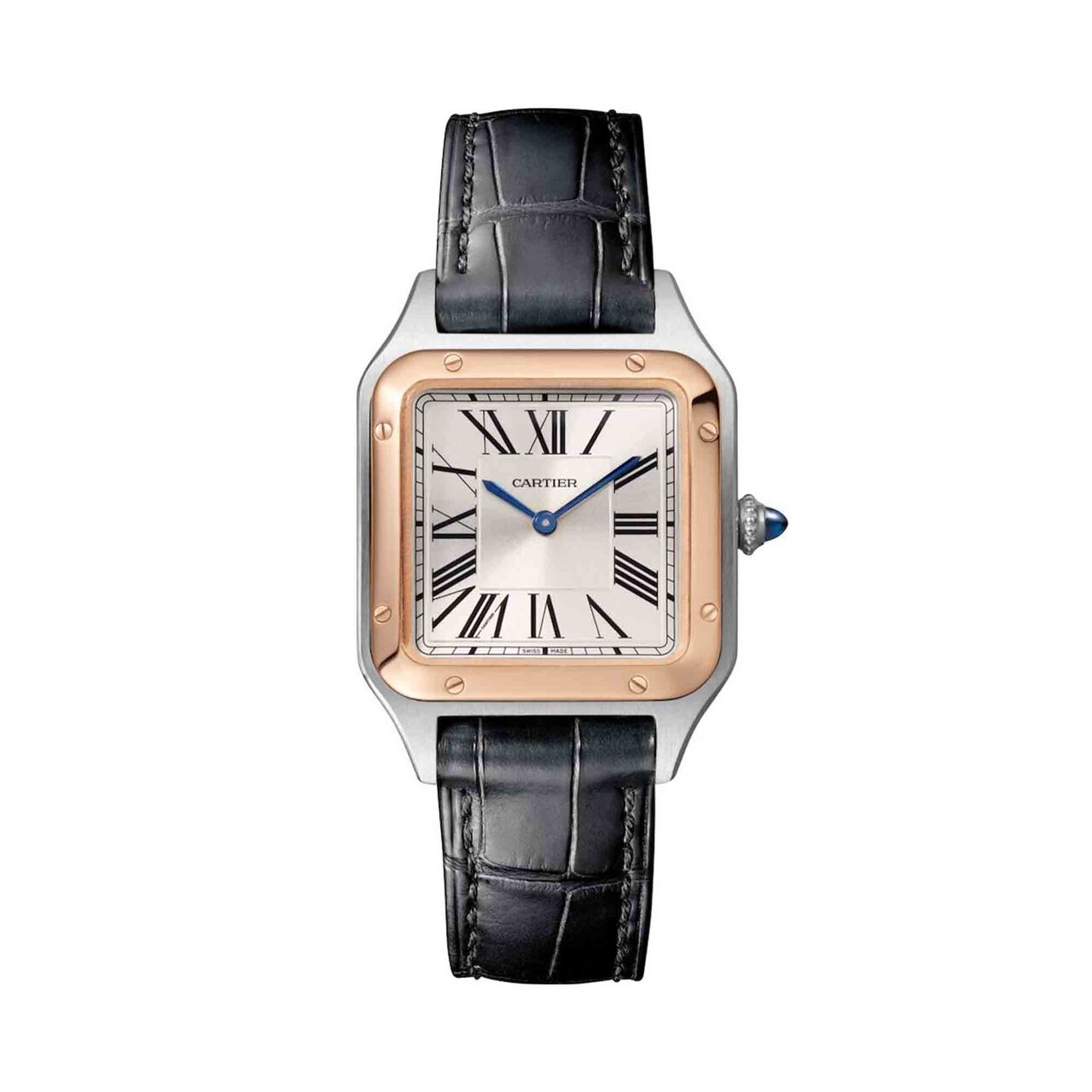 Santos-Dumont Small Model Quartz 38mm Rose Gold & Stainless Steel, Cartier