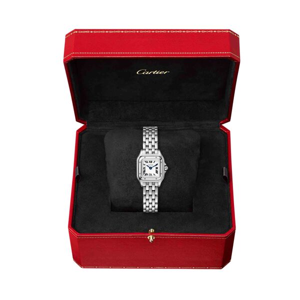 Panthère de Cartier 25 x 19 mm quartz en acier inoxydable, mini modèle