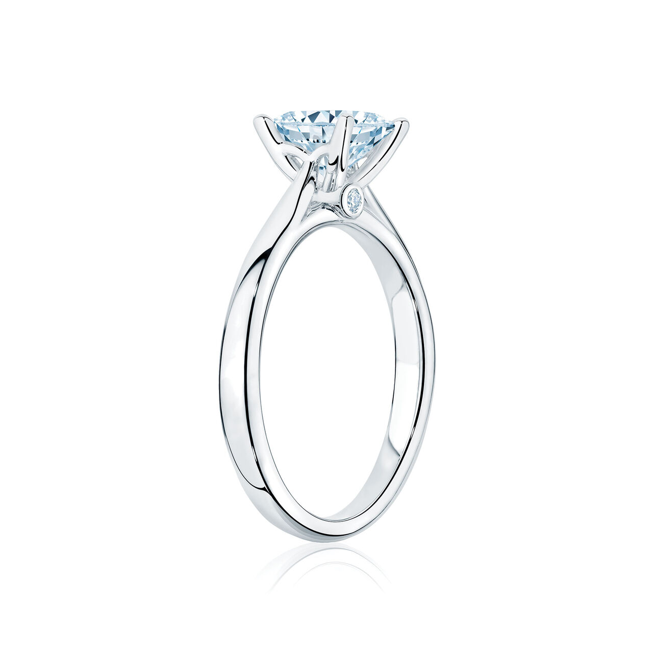 Princess Cut Solitaire Diamond Engagement Ring