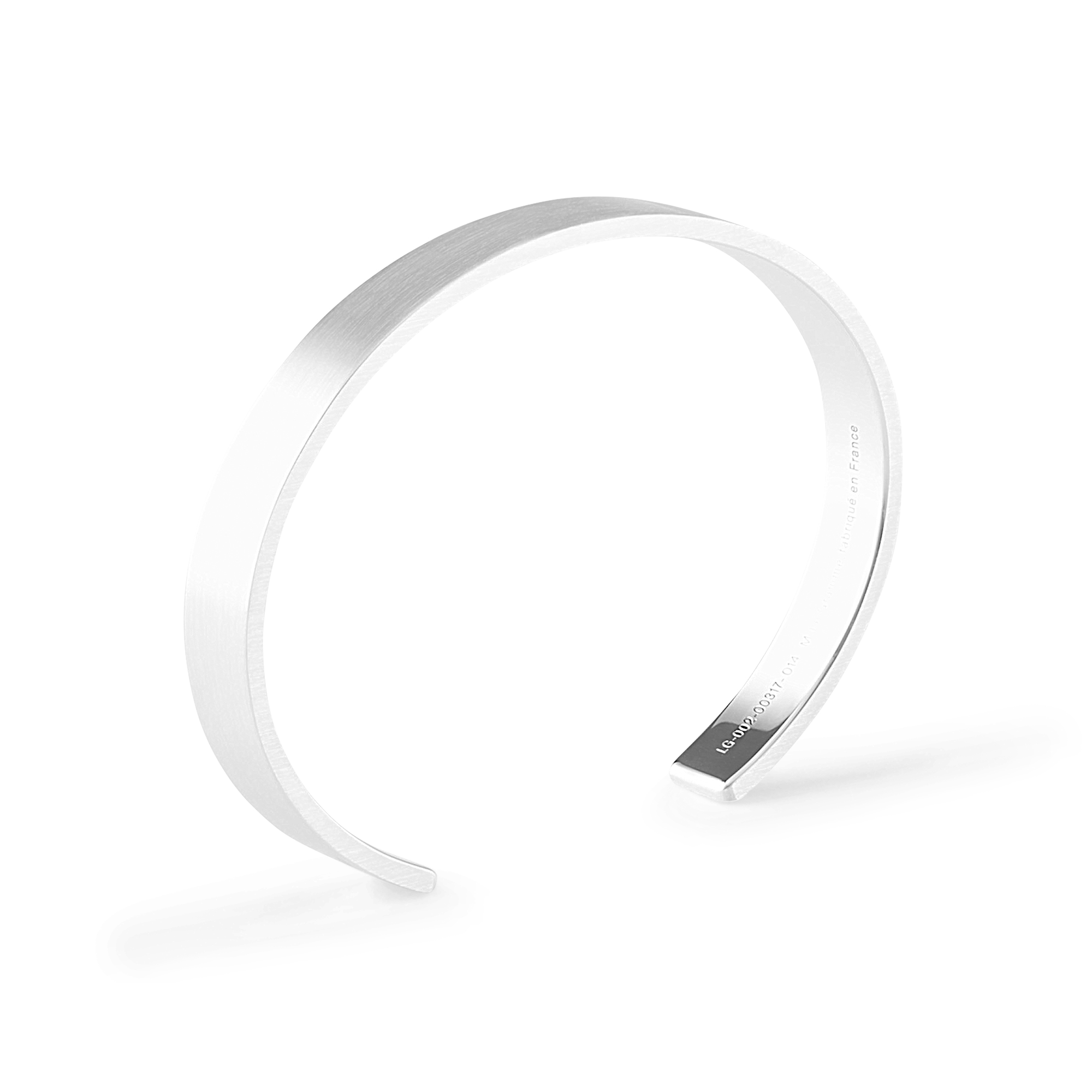 21g Brushed Silver Ribbon Bracelet