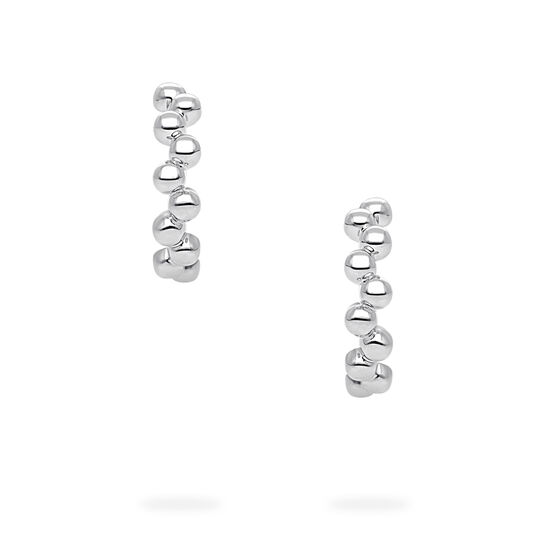Birks Iconic Sterling Silver Splash 15 mm Hoop Earrings image number 2
