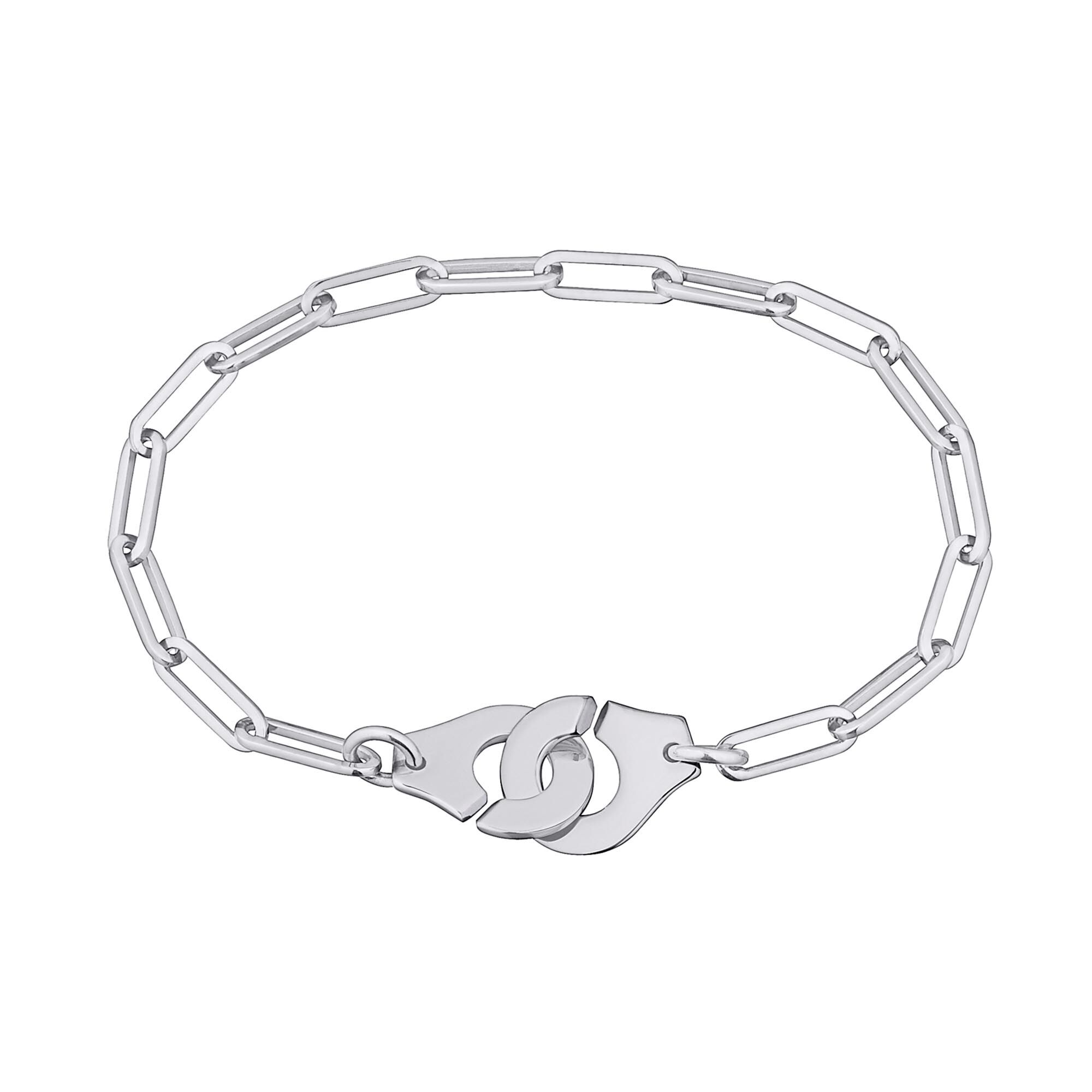 Menottes R12 White Gold Bracelet Dinh Van 365105