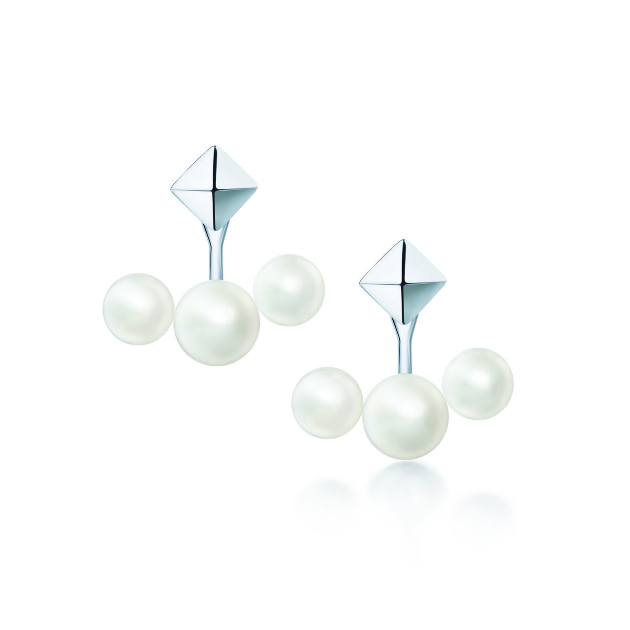 bijoux birks rock pearl stud and pearl jacket earrings image number 0