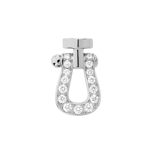 White Gold and Diamond Pavé Stud Earring image number 0