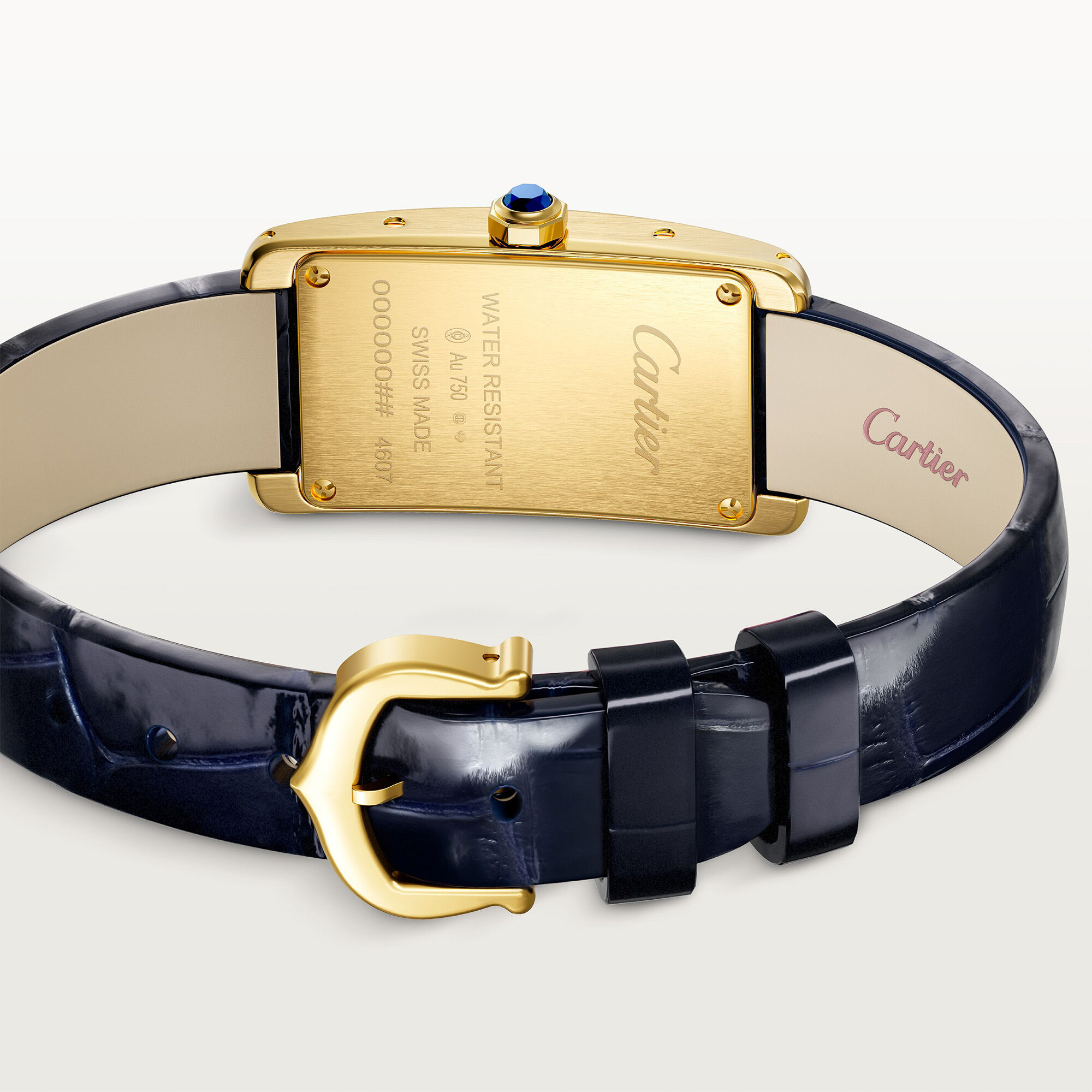 Tank Américaine Small Quartz 35 X 19 mm Yellow Gold