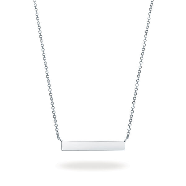 Collier à barre horizontale en argent
