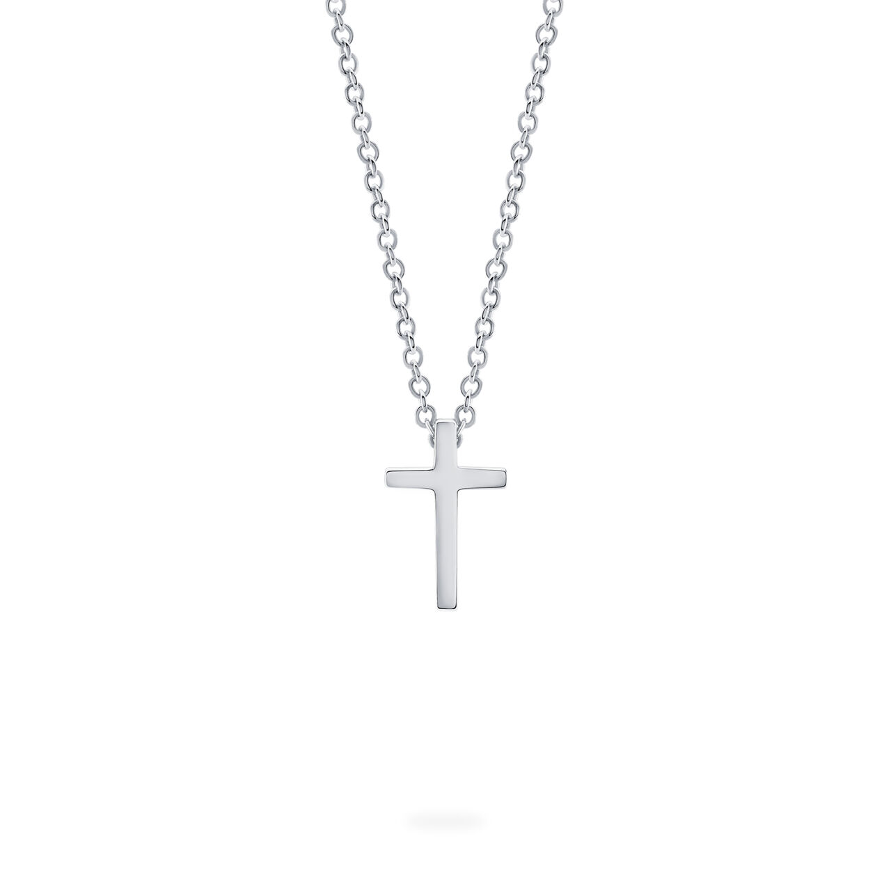 Birks Essentiels Pendentif en croix en argent pour enfants image number 0