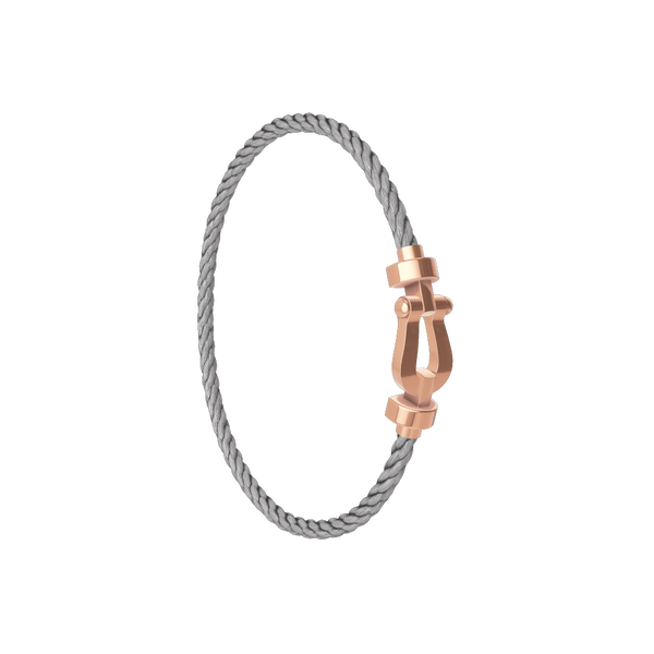 Force 10 Medium Rose Gold Cable Bracelet
