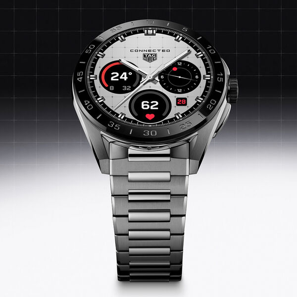 Connected Calibre E5 45 mm en acier inoxydable