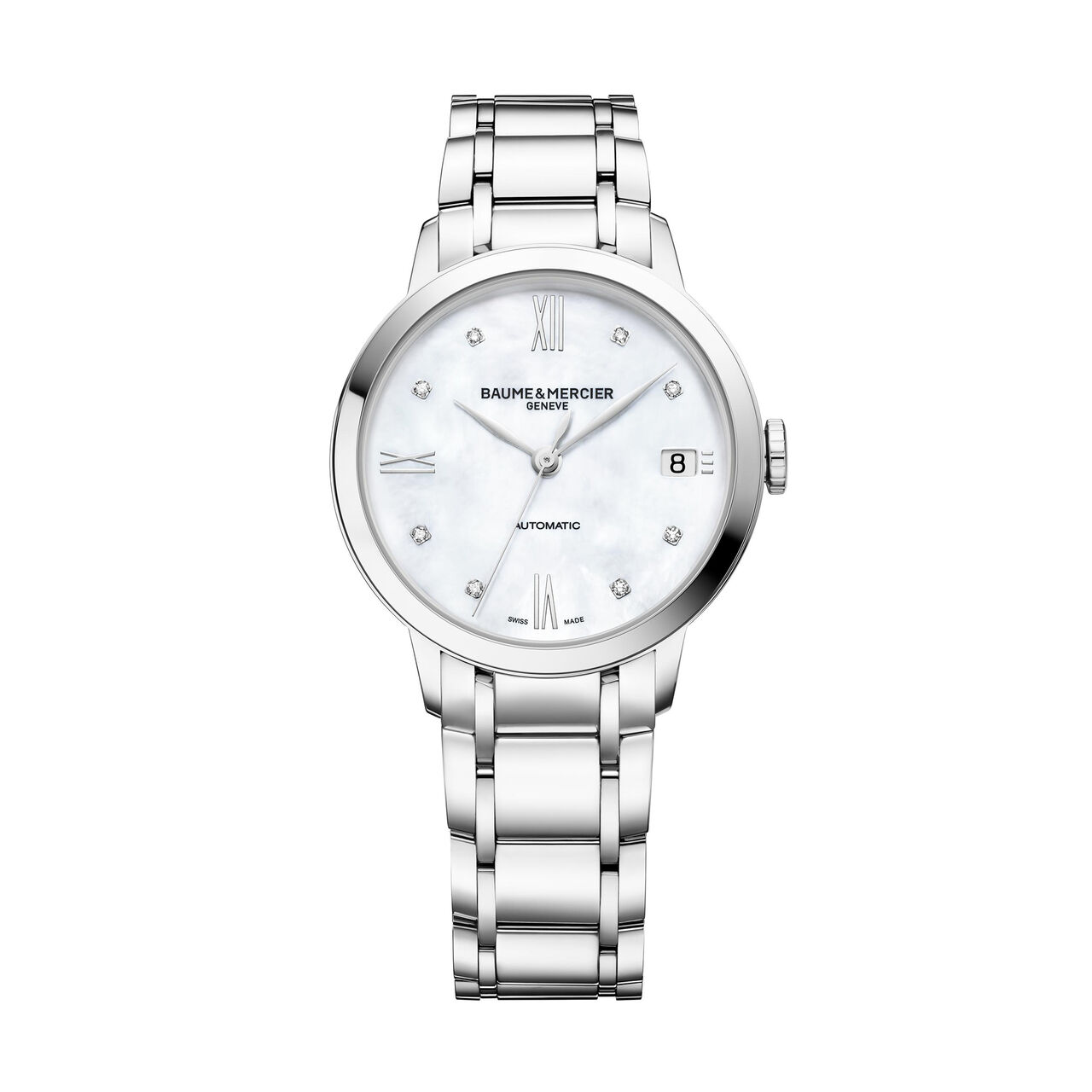 Classima Automatic 34 mm Stainless Steel and Diamond image number 0