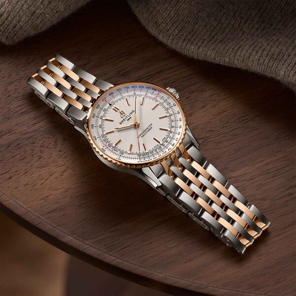 Navitimer Automatic 41 mm Rose Gold and Stainless Steel
