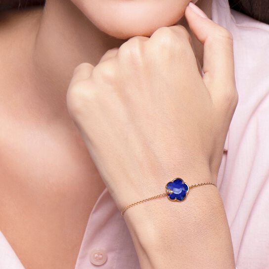 Pasquale Bruni Petit Joli Rose Gold, Lapis-Lazuli and Diamond Bracelet 16323R image number 1