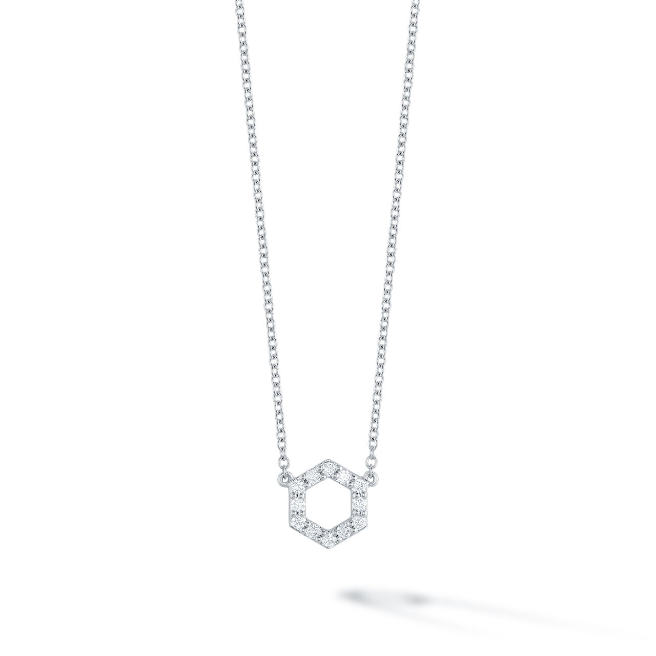 bijoux birks iconic white gold and diamond bee chic pendant image number 0