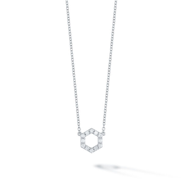 White Gold and Diamond Bee Chic Pendant