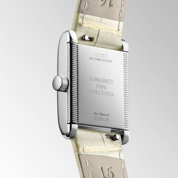 Mini DolceVita Quartz 21 X 29 mm Stainless Steel and Diamond