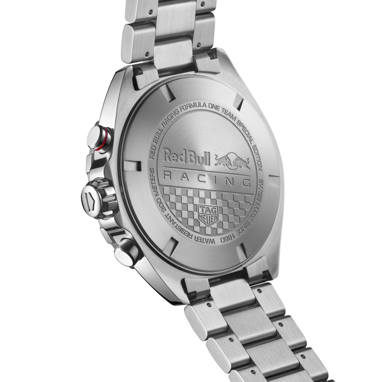 TAG Heuer Formula 1 Red Bull Racing Quartz Chronograph 43 mm Stainless Steel Back image number 2