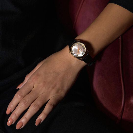 accutron legacy limited edition automatic 33 mm stainless steel 2sw7a004 on model image number 2