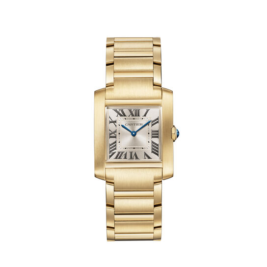 Cartier Tank Française Medium Model Quartz 27 X 32 mm Yellow Gold CRWGTA0113 Front image number 0