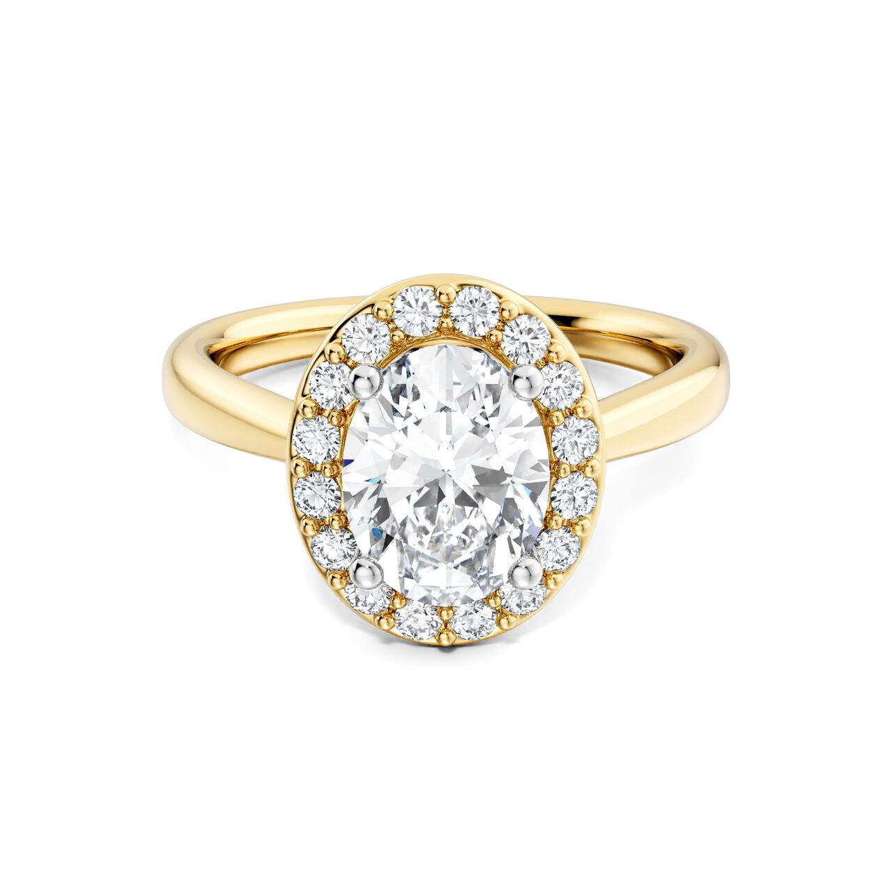 Birks 1879 Oval-Cut Solitaire Diamond Engagement Ring in Yellow Gold image number 0