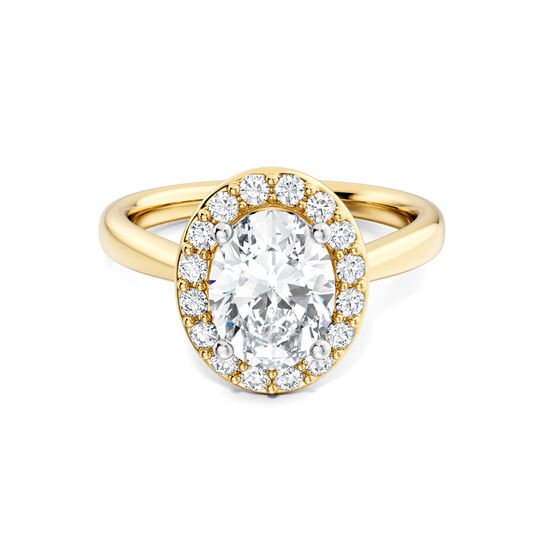 Birks 1879 Oval-Cut Solitaire Diamond Engagement Ring in Yellow Gold image number 0