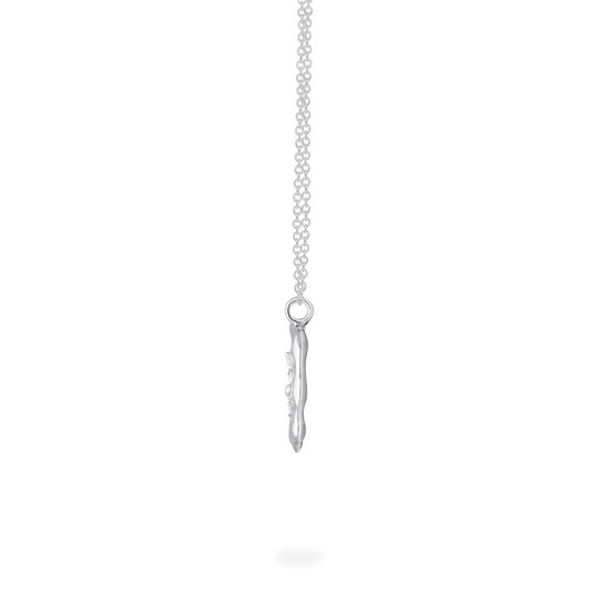 Sagittarius Zodiac Sign Silver Pendant Side image number 3