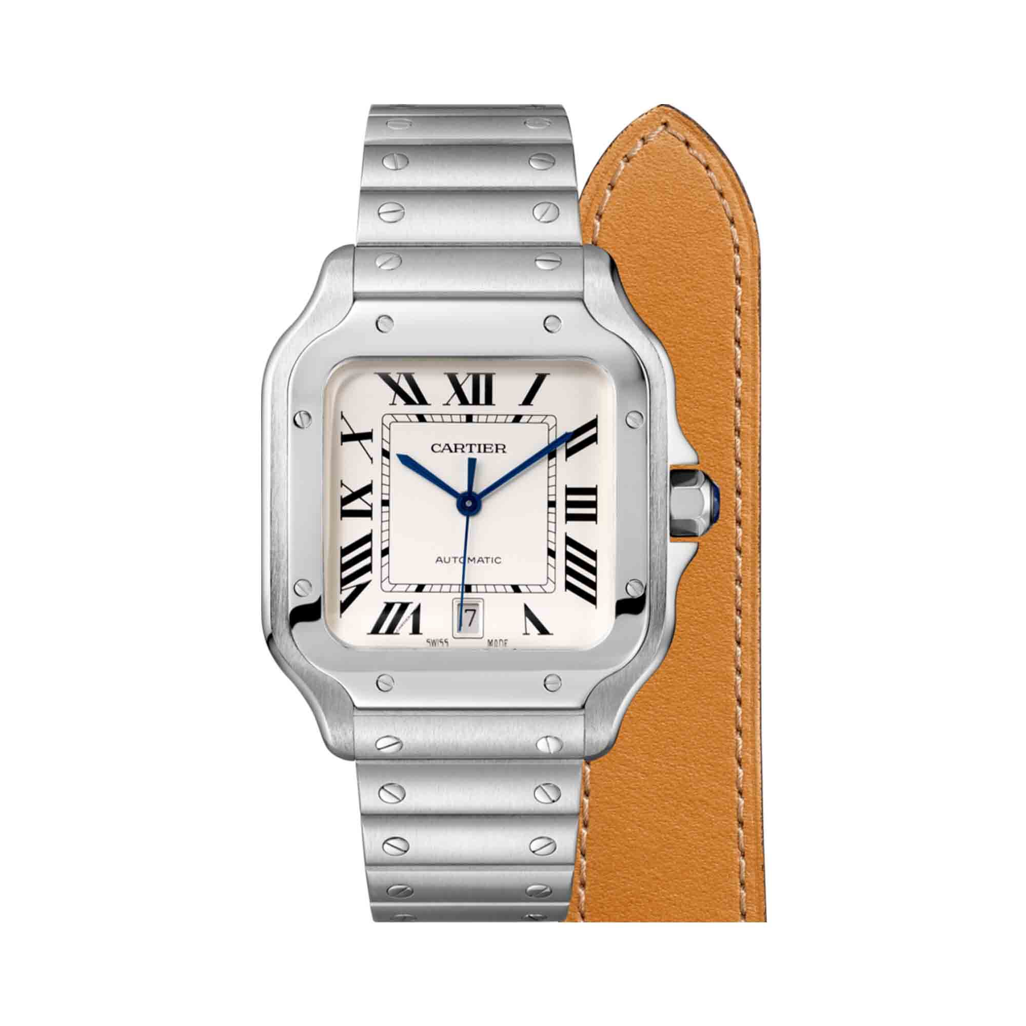 Santos de Cartier Large Model Automatic 39 mm Stainless Steel Cartier WSSA0047