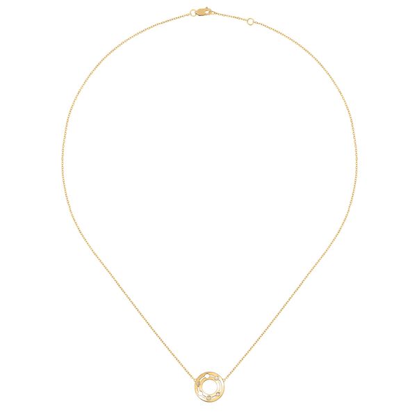 Collier Pulse en or jaune avec diamants