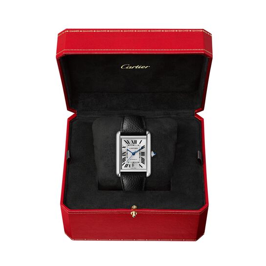 tank-must-de-cartier-watch-xl-model-steel-leather-wsta0040-box image number 2