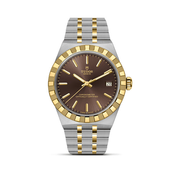 Royal Automatic 36 mm Stainless Steel and Yellow Gold