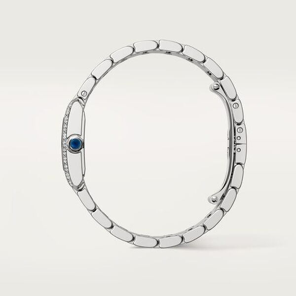 Tank Française Small Quartz 26 X 21 mm Stainless Steel and Diamond