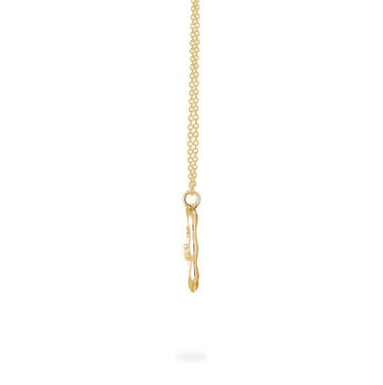 Scorpio Zodiac Sign Yellow Gold Pendant Side image number 3