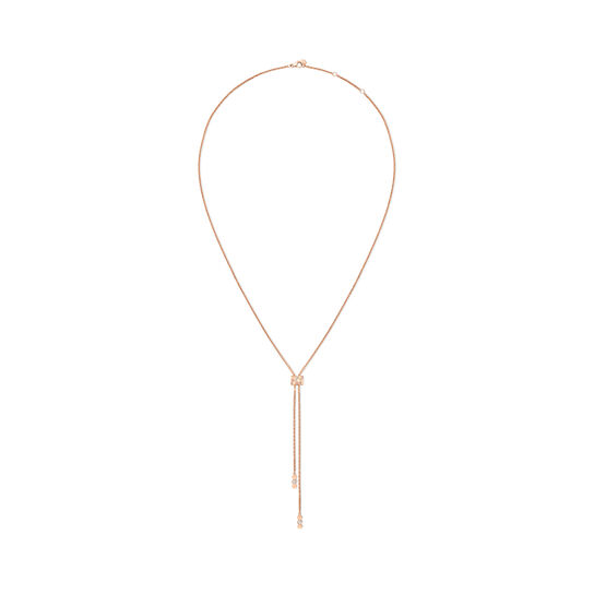 Chaumet Bee My Love Rose Gold and Diamond Bolo Tie Necklace image number 1