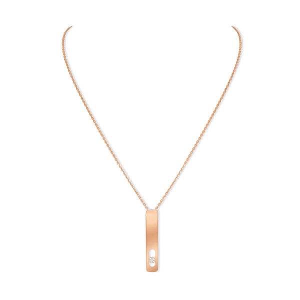 My First Diamond Large Rose Gold Diamond Pendant