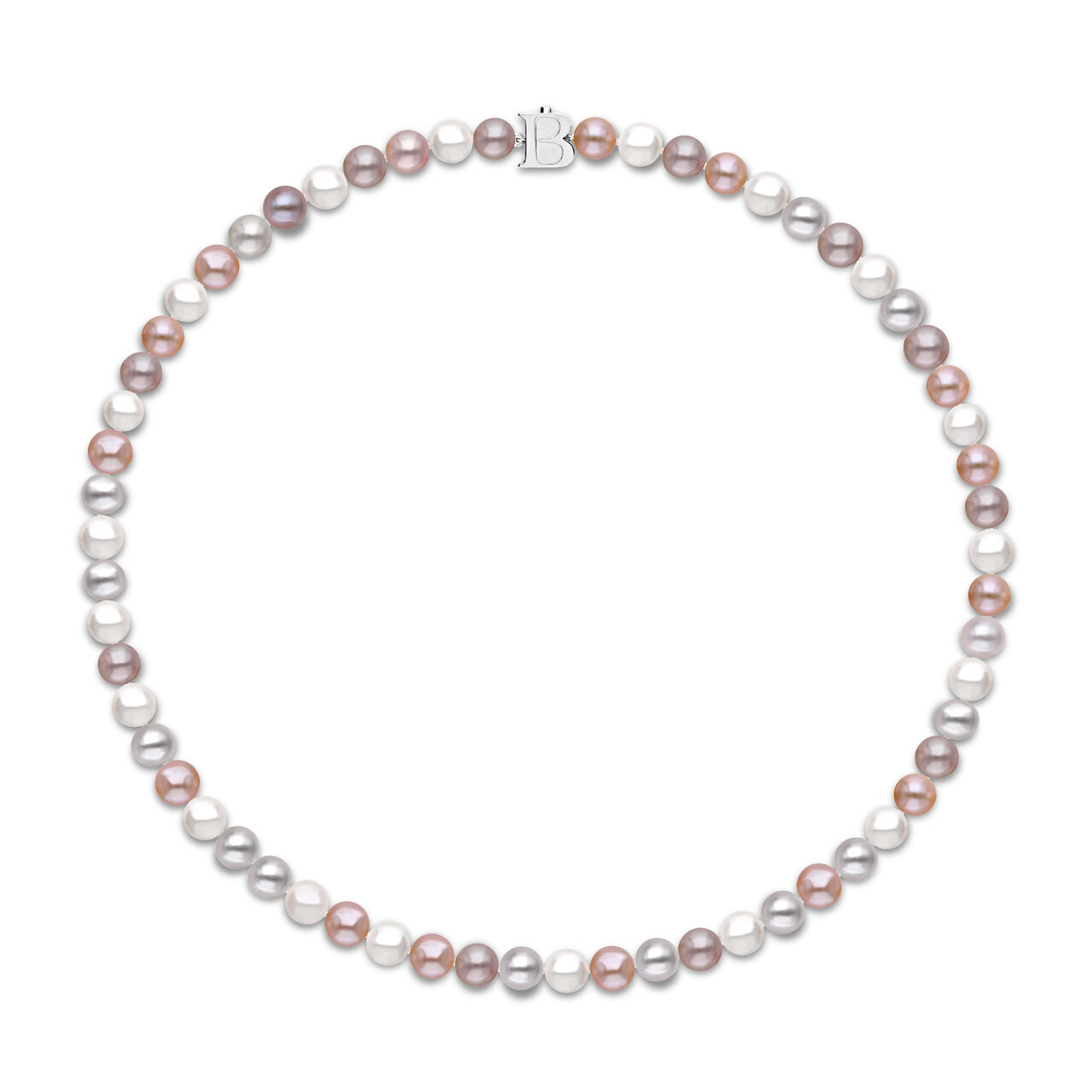 Birks Pearls 7.5-8 mm Sterling Silver Cultured Freshwater Pearl Necklace image number 0