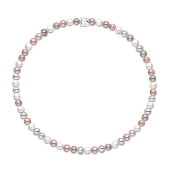 Birks Pearls 7.5-8 mm Sterling Silver Cultured Freshwater Pearl Necklace image number 0