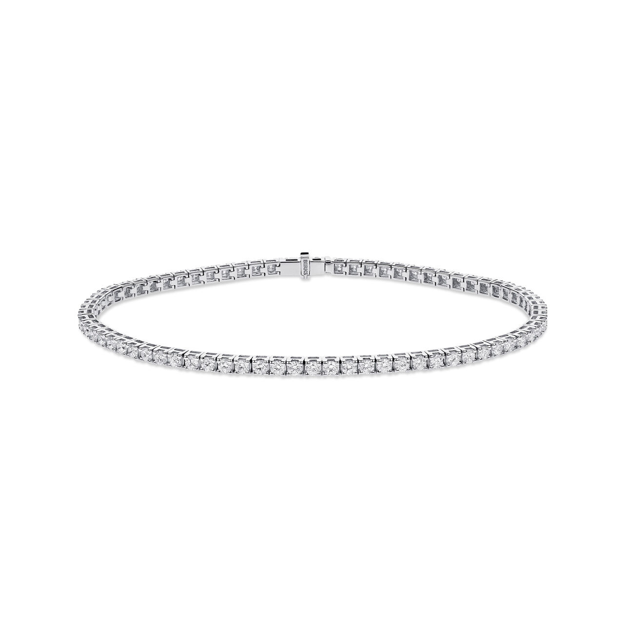 Birks Essentials 2.96 ct Diamond and White Gold Line Bracelet image number 0