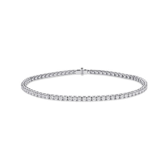 Birks Essentials 2.96 ct Diamond and White Gold Line Bracelet image number 0