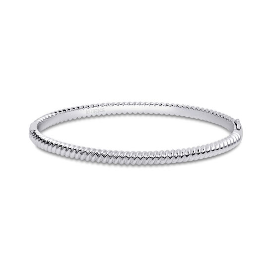 Birks Essentials Silver Spiral Bangle,Large image number 0