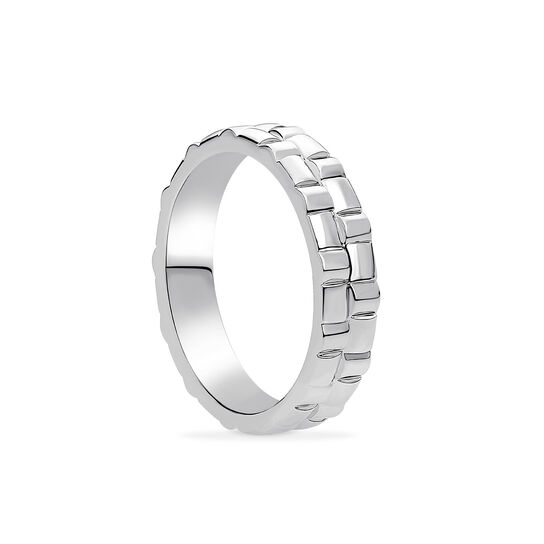 Birks Essentials Sterling Silver Men's Woven Ring image number 2
