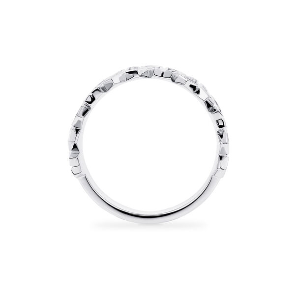 Bague en diamants et or blanc 18 carats