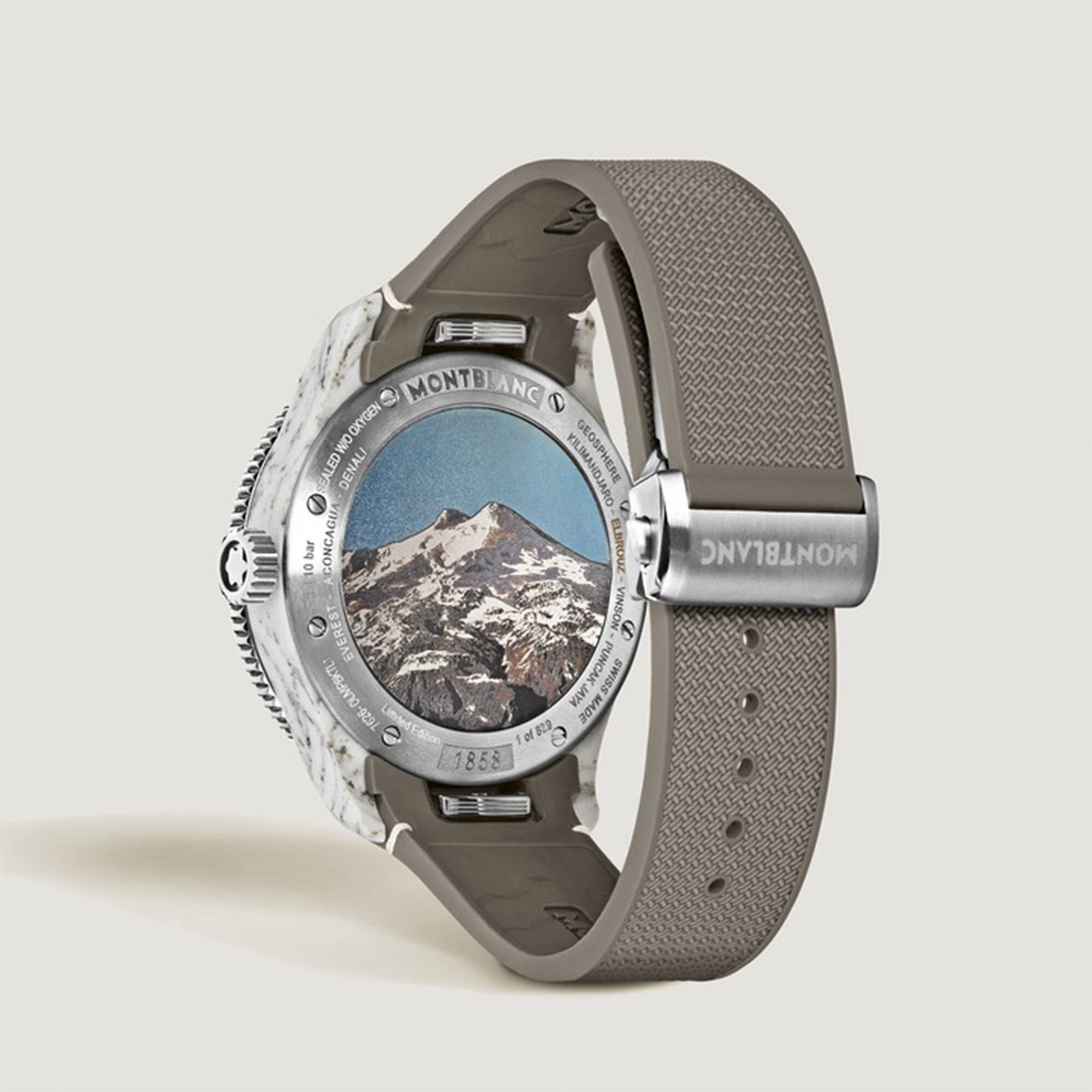 1858 Geosphere 0 Oxygen Mount Elbrouz Automatic 44 mm Composite - Limited Edition