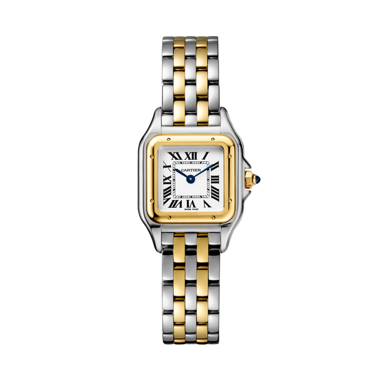 maison birks panthere de cartier watch small model yellow gold steel w2pn0006 image number 0